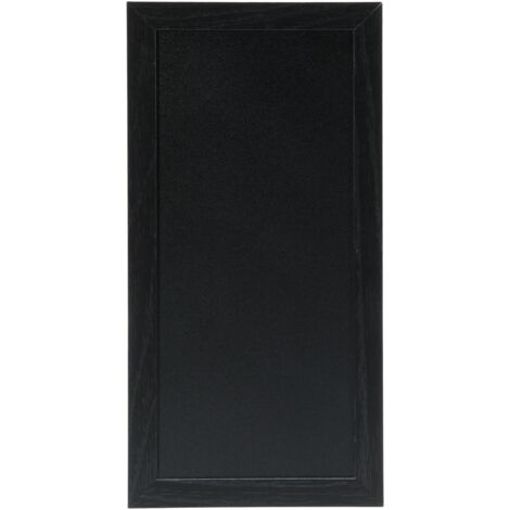 Woody ardoise - Bois finition laqué - feutre-craie blanc + kit de montage inclus - 20x40cm - Securit