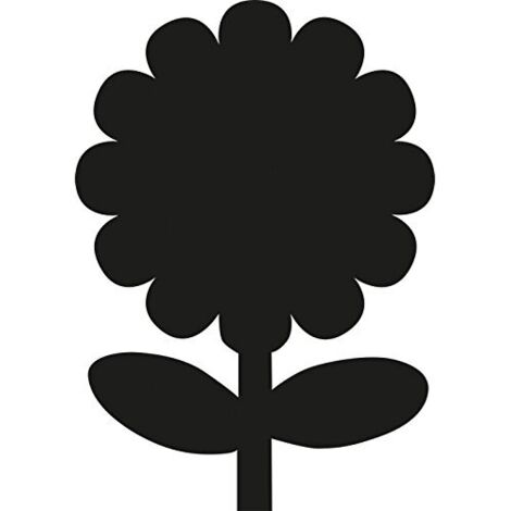 Ardoise Silhouette murale Fleur (1/3)