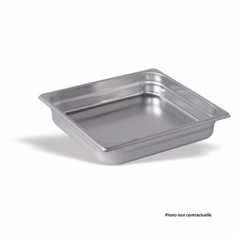 Bac Gastro Inox GN 2/3 - P 40 mm - Lot de 6 - Pujadas (1/2)