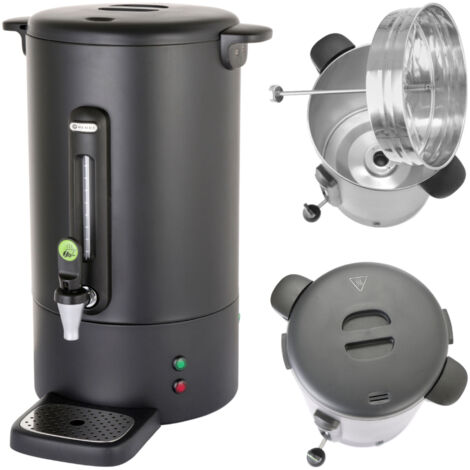 Cafetière percolateur avec robinet anti-goutte, noire, Concept Line, 13 l - Hendi 211489 (1/5)