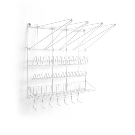 Support murale pour poches pâtissier et douilles 500x360x(H)560 mm - Hendi (1/4)