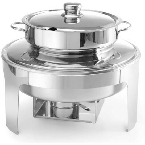 Chafing dish à soupe finition poli miroir Profi Line 10L 420x(H)380 mm - Hendi