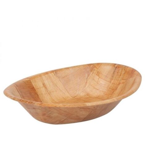 Bol ovale en bois grand