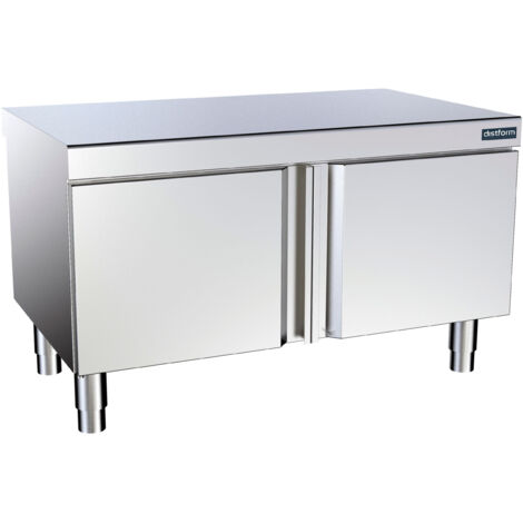 Table de 2200x700 avec portes et bac à droite- DISTFORM - FPCD7022