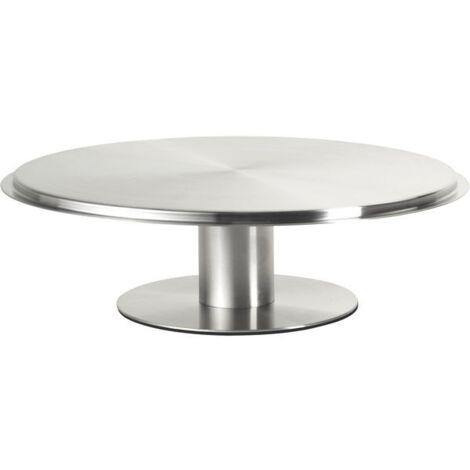 Plat à gâteau rotatif inox APS 300 mm (1/2)