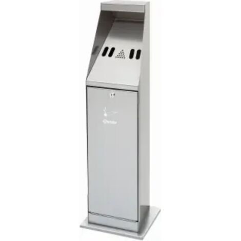 Cendrier sur colonne - argent - Bartscher