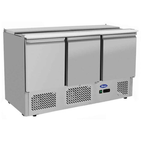 Saladette Pizza Réfrigérée Positive 3 Portes - 4 GN 1/1 - Atosa