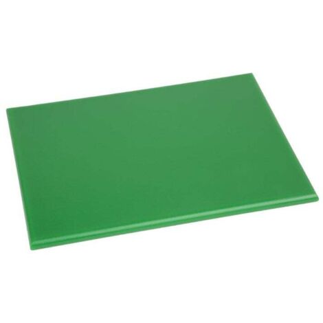 Planche à découper verte 450 x 300 x 12 mm haute densité - Hygiplas (1/5)