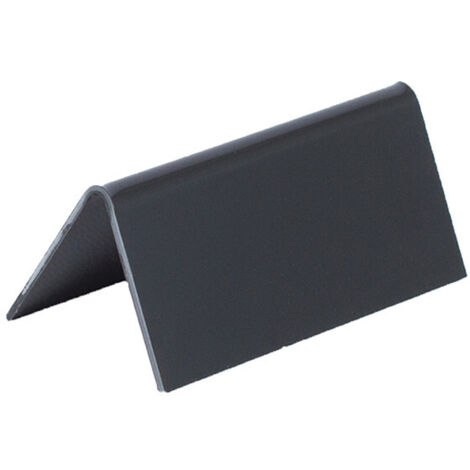 Chevalet de table en PVC noir de dimensions 10 x 5 cm - Lot de 10 (1/3)
