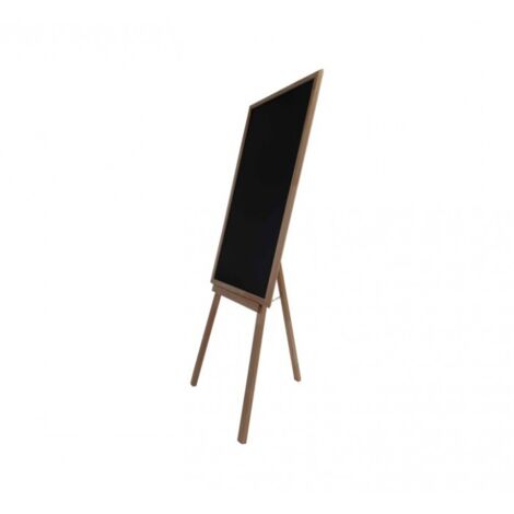 Chevalet trépied bois avec ardoise moulure brute de dimensions 102 x 57 cm (1/5)