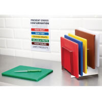Planche à Découper Professionnelle Polyéthylène Bleue - 229 x 305 mm - Hygiplas