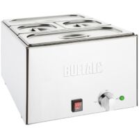 Bain-marie Inox avec Bacs GN - Buffalo