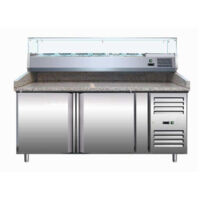 MEUBLE PIZZAS 2 P. 600X400 MM +2/+8°C GAZ R600A