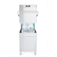 Lave Vaisselle à Capot professionnel Inox 50x50 avec Pompe de Vidange - Adler