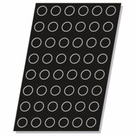Moule Flexipan® Plaque Silicone 24 à 96 Demi-Sphères - Pujadas