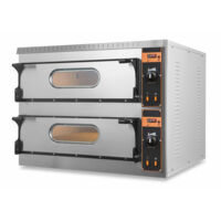Four à pizza double électrique - 12 pizzas pour pizzeria - TL D Big 18,0 kW - Resto Italia