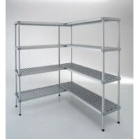 Système de Rayonnage à Etagères pour Chambre Froide Professionnelle 2100 x 1800 mm - Tefcold