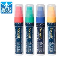 4 feutres craie couleur waterproof 7-15 mm