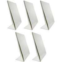 Porte affiche en PET incliné format A5 - Lot de 5