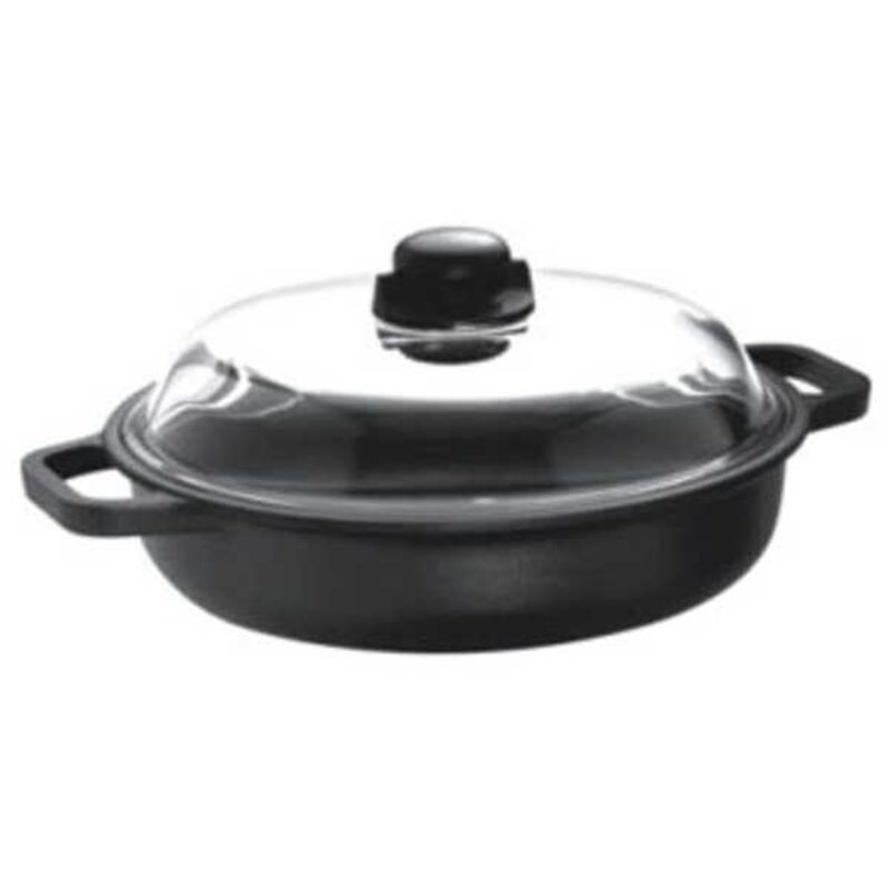 Pentola con Coperchio di Vetro Quttin Acciaio 16 cm - 2,5 L | Leroy