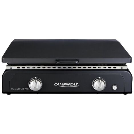 Campingaz Piastra a Gas Blue Flame LXD Twin 2 Fuochi per Campeggio e Outdoor