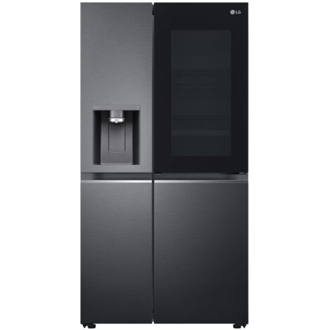Frigorifero LG GSXV91MCAE.AMCQEU Side by Side Libera Installazione 635 L Classe E Nero