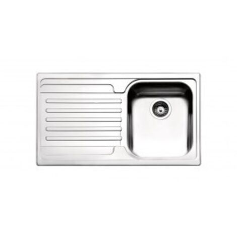 Apell VE861ILBC Serie Venezia Lavello Acciaio Spazzolato da Incasso Gocciolatoio a Sinistra 1 vasca 86x50cm (1/2)