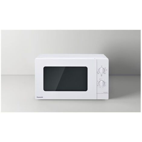 Forno a Microonde Panasonic NN-GM21QWEPG 20L con Grill, 800W, Colore Bianco, Superficie Piana