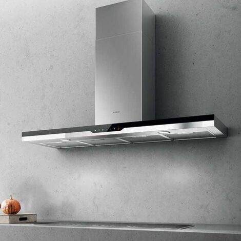 Elica PRF0110503 Top Sense IXBL-F-60 - Cappa a parete aspirante 60 cm, 700 m³-h, Classe A, 64 dB, Controllo touch 3S+B con sensore, Filtro antigrasso in alluminio, Illuminazione LED 2x2,5 W, Acciaio i
