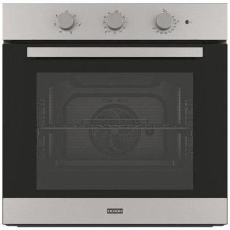 Franke FSL 52 H XS - Forno da incasso elettrico multifunzione, 71 L, Classe A, 5 funzioni di cottura, grill, pulizia idrolitica, Acciaio inox