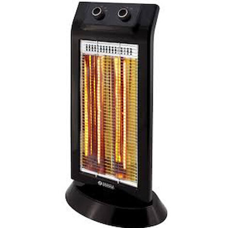 Olimpia Splendid 99579 Carbon Black Stufa a Infrarossi 1100 W, 220-240 V, Nero (1/3)