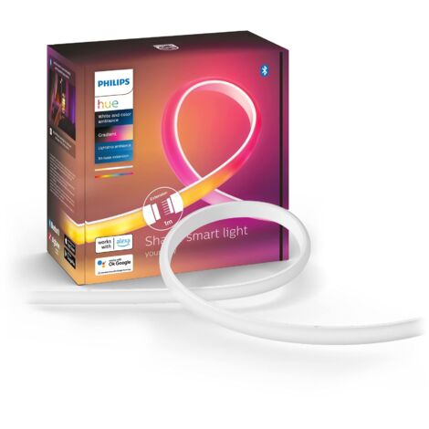 Philips Hue Gradient Lightstrip 1m Estensione LED Smart Bluetooth Zigbee Multicolore