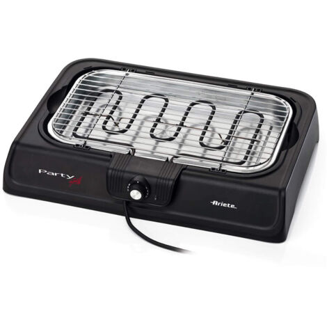 Griglia Elettrica Ariete 723 2000 W Barbecue da Tavolo Nero