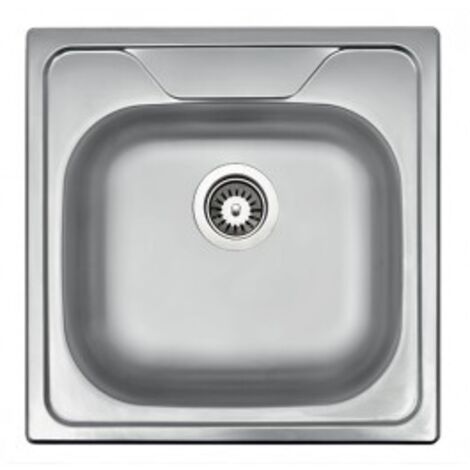 Apell OH501IPC Serie Oceano Lavello Acciaio inox prelucido da Incasso 1 Vasca Inox 50x50cm