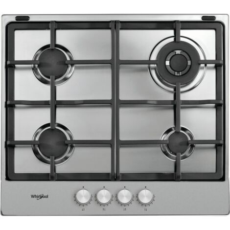 Whirlpool TGML661IX Piano cottura a gas cm. 55 inox (1/8)