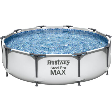 PISCINE FUORITERRA TONDE STEEL PRO MAX BESTWAY 56406 CM. Ø305xH76 (1/10)