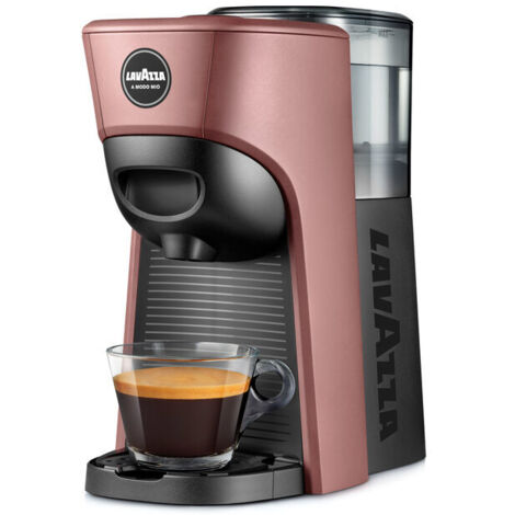 Lavazza Tiny Eco LM840 macchina caffe' capsule A Modo Mio rosa metallizzato plastica riciclata