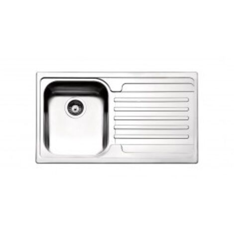 Apell VE861IRBC Serie Venezia Lavello Acciaio Spazzolato da Incasso Gocciolatoio a Destra 1 vasca 86x50cm (1/2)