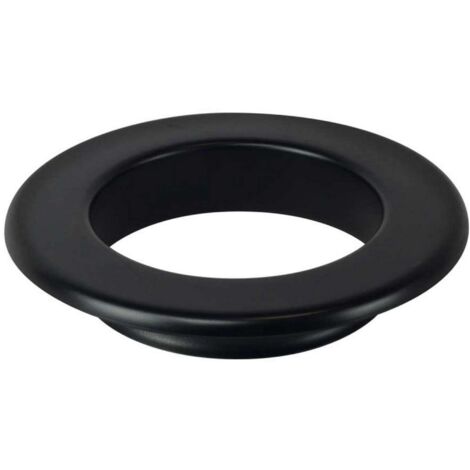 Save Fumisteria Rosone Plus 13cm Verniciato Nero Opaco