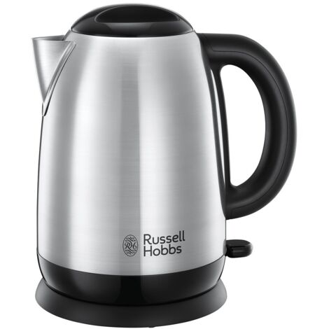 Russell Hobbs 23912-70 Adventure Bollitore Elettrico 1,7 L 2400 W Filtro Anticalcare Base 360° colore Nero Argento (1/5)