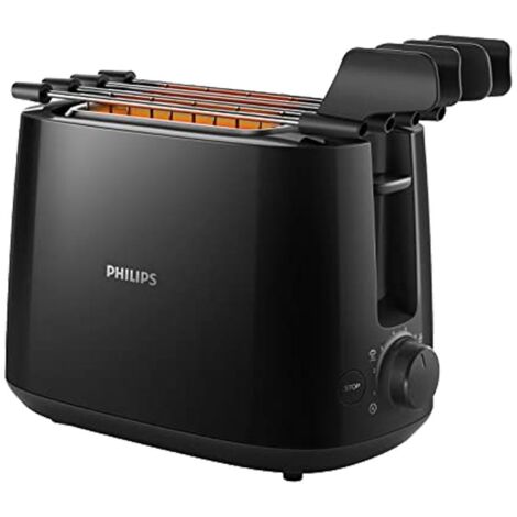 Philips Daily Collection Tostapane HD2583/90, 600W, 2 pinze, 8 livelli di tostatura