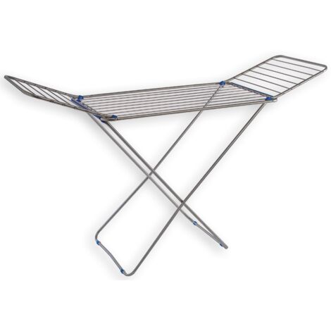 Betabernini 110 Misterkole Stendibiancheria Cavalletto Acciaio Inox 20 m con Laterali Portata 20 Kg (1/2)