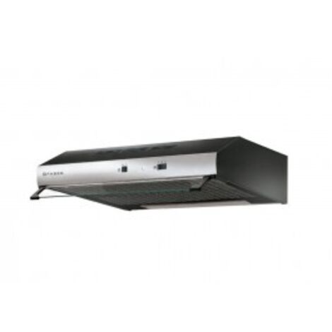 Faber TCH04 PLUS SS19A 741 Cappa da Incasso Sottopensile 90 cm Classe energetica D Nero-Frontale Inox 300.0557.493