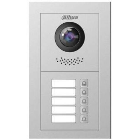 Stazione Esterna Modulare Dahua VTO4202F-P-S2 IP a Due Fili con Cornice in Alluminio, Resistente IK07, Compatibile con Serie VTO4202F-X