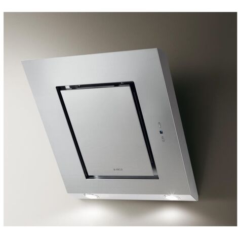 Elica PRF0006407B ELEKTRA IX-F-55 - Cappa a parete filtrante 55 cm, 570 m³-h, Classe C, 63 dB, Controllo touch, 3 velocita', Filtro antigrasso in alluminio, Illuminazione LED, Acciaio inox