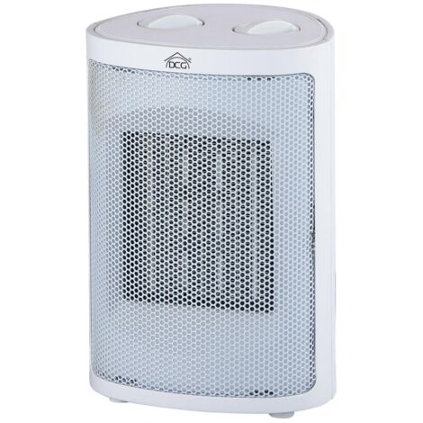 DCG Termoventilatore Ceramico 750-1500W 3 Gradi di Calore Termostato Regolabile