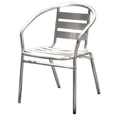Yeppon Poltrona Bar Alu per Arredo Giardino in Alluminio Leggera e Resistente Design Moderno Adatta per Esterni (1/5)