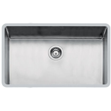 Foster 2157 850 KE R15 Lavello Acciaio inox Spazzolato da incasso Sottotop 1 Vasca 71x40cm