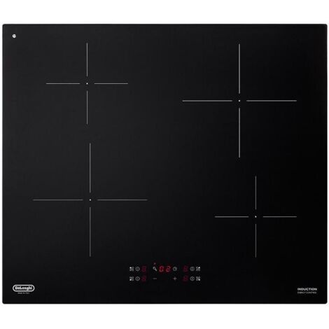 DeLonghi PIN62 Linea Design PIN62 Piano Cottura ad Induzione 4 Zone Comandi touch Timer programmabile 60cm Nero