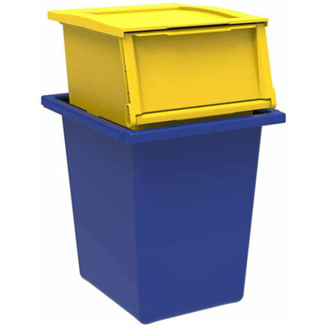 Set di contenitori Ecobin 25+30 – Secchio da 30 litri con manici – Contenitore con coperchio da 25 litri – Materiale ad alto impatto – Terry (1/10)